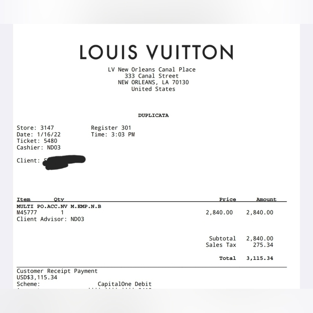 Louis Vuitton Multi Pochette Accessoires Bicolor Monogram Empreinte - Picture 17 of 17